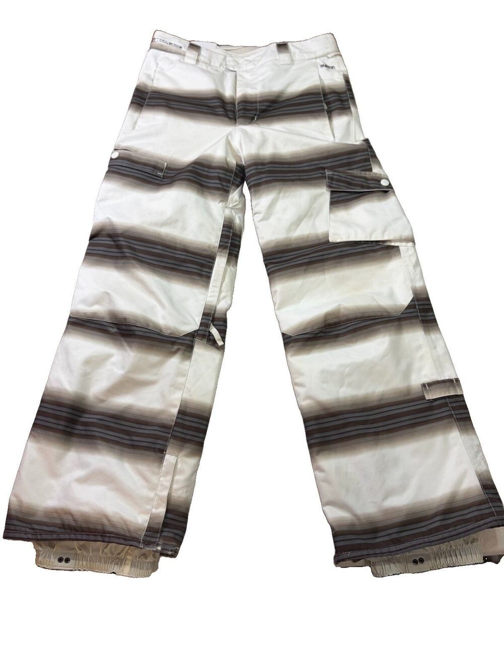 Burton Snow Pants Youth XL 14/16 White Collection DryRide Cargo Snowboard Ski